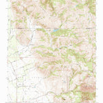 United States Geological Survey Three Sisters, CA (1954, 24000-Scale) digital map