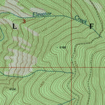 United States Geological Survey Three Sisters, ID (1995, 24000-Scale) digital map
