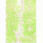 United States Geological Survey Three Sisters, MT (1970, 24000-Scale) digital map