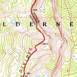 United States Geological Survey Three Sisters, MT (1995, 24000-Scale) digital map