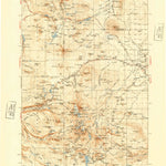 United States Geological Survey Three Sisters, OR (1932, 125000-Scale) digital map