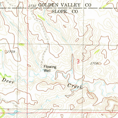 United States Geological Survey Three V Crossing, ND (1979, 24000-Scale) digital map