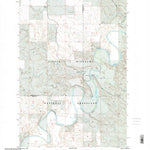 United States Geological Survey Three V Crossing, ND (1997, 24000-Scale) digital map