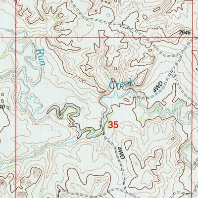 United States Geological Survey Three V Crossing, ND (1997, 24000-Scale) digital map