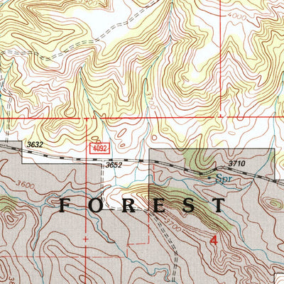 United States Geological Survey Threemile Buttes, MT (1995, 24000-Scale) digital map