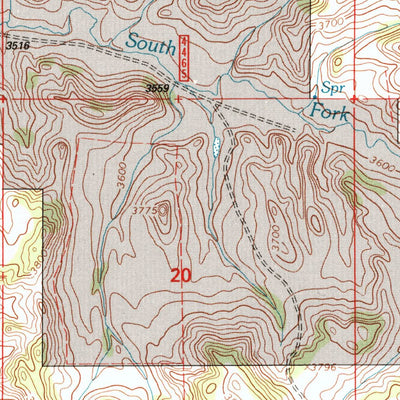 United States Geological Survey Threemile Buttes, MT (1995, 24000-Scale) digital map