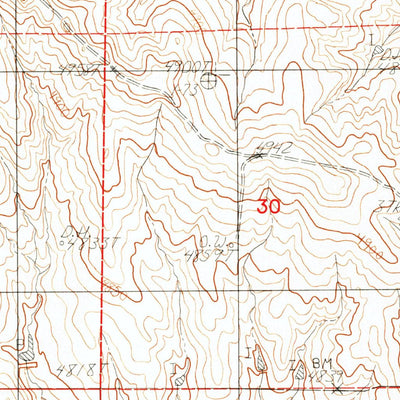 United States Geological Survey Threemile Creek Reservoir, WY (1984, 24000-Scale) digital map