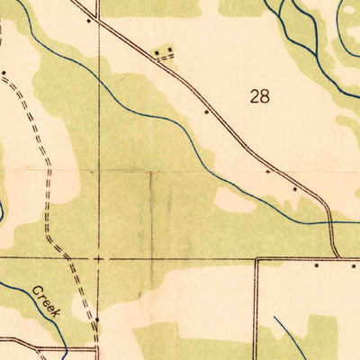 United States Geological Survey Threet, AL (1936, 24000-Scale) digital map