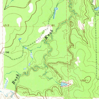 United States Geological Survey Throckmorton NE, TX (1965, 24000-Scale) digital map