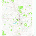 United States Geological Survey Throckmorton, TX (1966, 24000-Scale) digital map