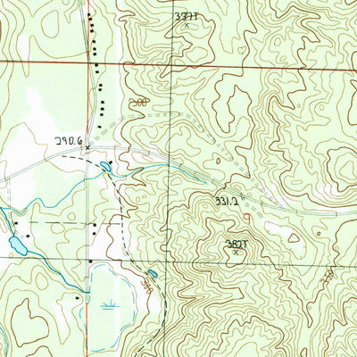 United States Geological Survey Thumb Lake, MI (1986, 24000-Scale) digital map