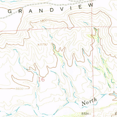 United States Geological Survey Thumb Tank Peak, NM (1963, 24000-Scale) digital map
