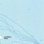 United States Geological Survey Thunder Bay Island, MI (1971, 24000-Scale) digital map