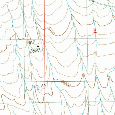 United States Geological Survey Thunder Gulch, ID (1987, 24000-Scale) digital map