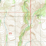 United States Geological Survey Thunder Gulch, ID (1987, 24000-Scale) digital map