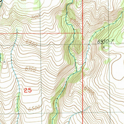 United States Geological Survey Thunder Gulch, ID (1987, 24000-Scale) digital map