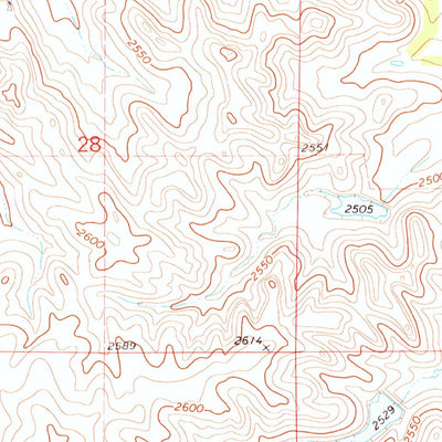 United States Geological Survey Thunder Hawk, SD-ND (1972, 24000-Scale) digital map