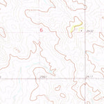 United States Geological Survey Thunder Hawk SE, SD (1972, 24000-Scale) digital map