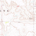 United States Geological Survey Thunder Hawk SE, SD (1972, 24000-Scale) digital map