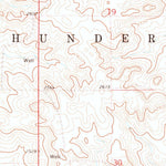 United States Geological Survey Thunder Hawk SW, SD (1972, 24000-Scale) digital map