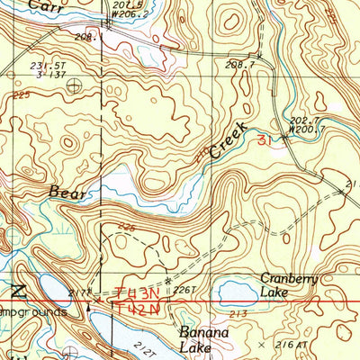 United States Geological Survey Thunder Lake, MI (1983, 24000-Scale) digital map
