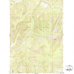 United States Geological Survey Thunder Mountain, MT (1967, 24000-Scale) digital map
