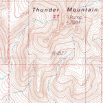 United States Geological Survey Thunder Mountain, NV (1987, 24000-Scale) digital map