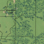 United States Geological Survey Thunder Mountain, WI (1940, 48000-Scale) digital map