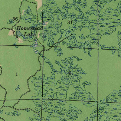United States Geological Survey Thunder Mountain, WI (1940, 48000-Scale) digital map