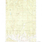 United States Geological Survey Thunderbolt Creek, MT (1985, 24000-Scale) digital map