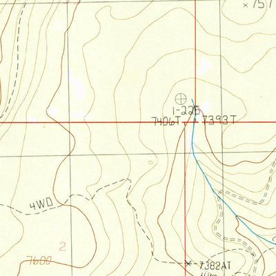 United States Geological Survey Thunderbolt Creek, MT (1985, 24000-Scale) digital map