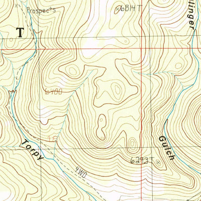 United States Geological Survey Thunderbolt Creek, MT (1985, 24000-Scale) digital map