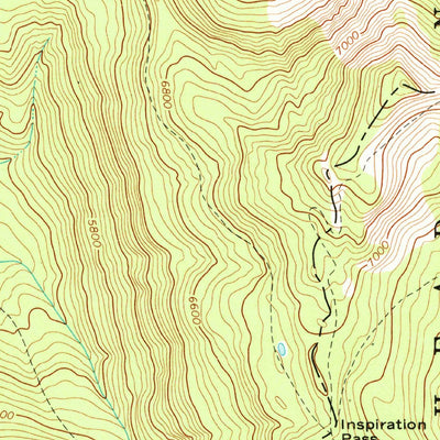United States Geological Survey Thunderbolt Mountain, MT (1965, 24000-Scale) digital map