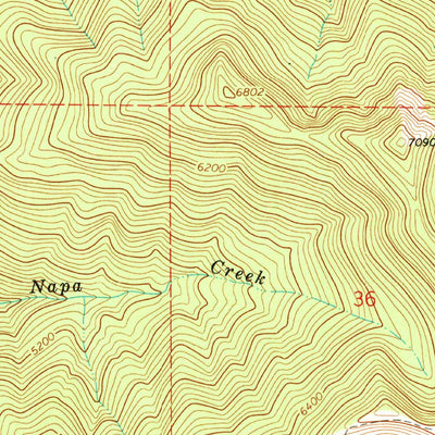 United States Geological Survey Thunderbolt Mountain, MT (1965, 24000-Scale) digital map