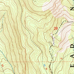 United States Geological Survey Thunderbolt Mountain, MT (1994, 24000-Scale) digital map