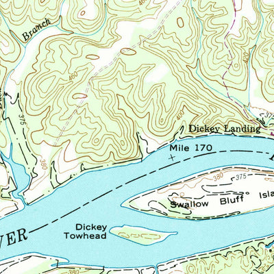 United States Geological Survey Thurman, TN (1949, 24000-Scale) digital map