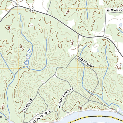 United States Geological Survey Thurman, TN (2022, 24000-Scale) digital map