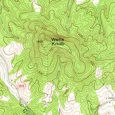 United States Geological Survey Thurmond, NC (1971, 24000-Scale) digital map