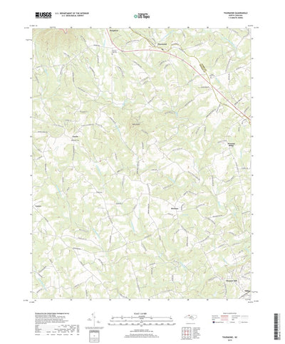 United States Geological Survey Thurmond, NC (2019, 24000-Scale) digital map