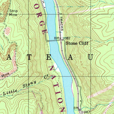 United States Geological Survey Thurmond, WV (1997, 24000-Scale) digital map
