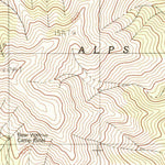 United States Geological Survey Thurston Peaks, CA (1982, 24000-Scale) digital map