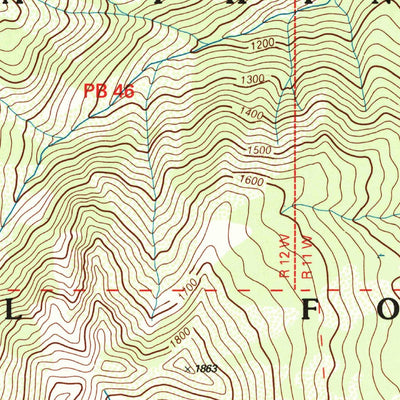 United States Geological Survey Thurston Peaks, CA (1998, 24000-Scale) digital map