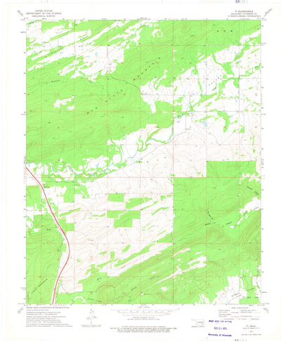 United States Geological Survey TI, OK (1973, 24000-Scale) digital map