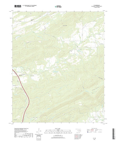 United States Geological Survey Ti, OK (2018, 24000-Scale) digital map