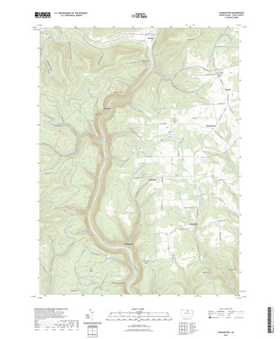 United States Geological Survey Tiadaghton, PA (2023, 24000-Scale) digital map