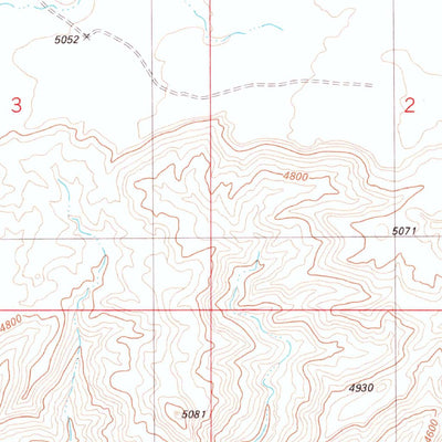United States Geological Survey Tibbet Bench, UT (1981, 24000-Scale) digital map