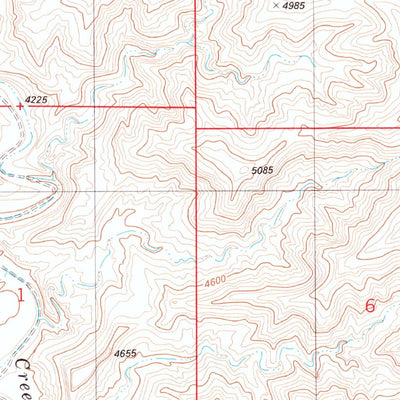 United States Geological Survey Tibbet Bench, UT (1981, 24000-Scale) digital map
