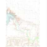 United States Geological Survey Tiber Dam, MT (1970, 24000-Scale) digital map