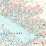 United States Geological Survey Tiber Dam, MT (1970, 24000-Scale) digital map