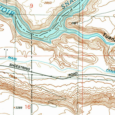 United States Geological Survey Ticeska, ID (1992, 24000-Scale) digital map